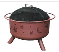 Product review of backyard fire pit.