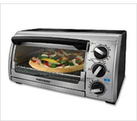 Product display of black and decker toaster oven