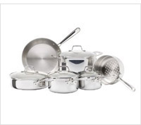 Product review of emeril stainless steel cookware.