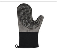 Small product picture of a silicone oven mitt.