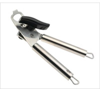 Product review of stainless steel can opener.