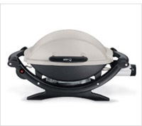 Product review of weber portable gas grill.