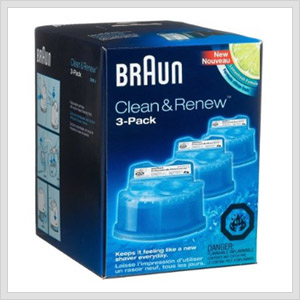 Braun Shaver System Clean And Renew Refill Cartridges Deliver - Product ...